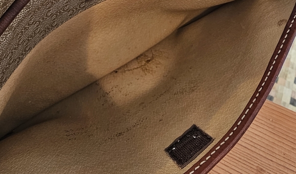 Celine Clutch Tan Leather 12"w 9-1/4"L - Picture 12 of 13